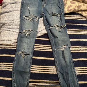 Hollister distressed jeans